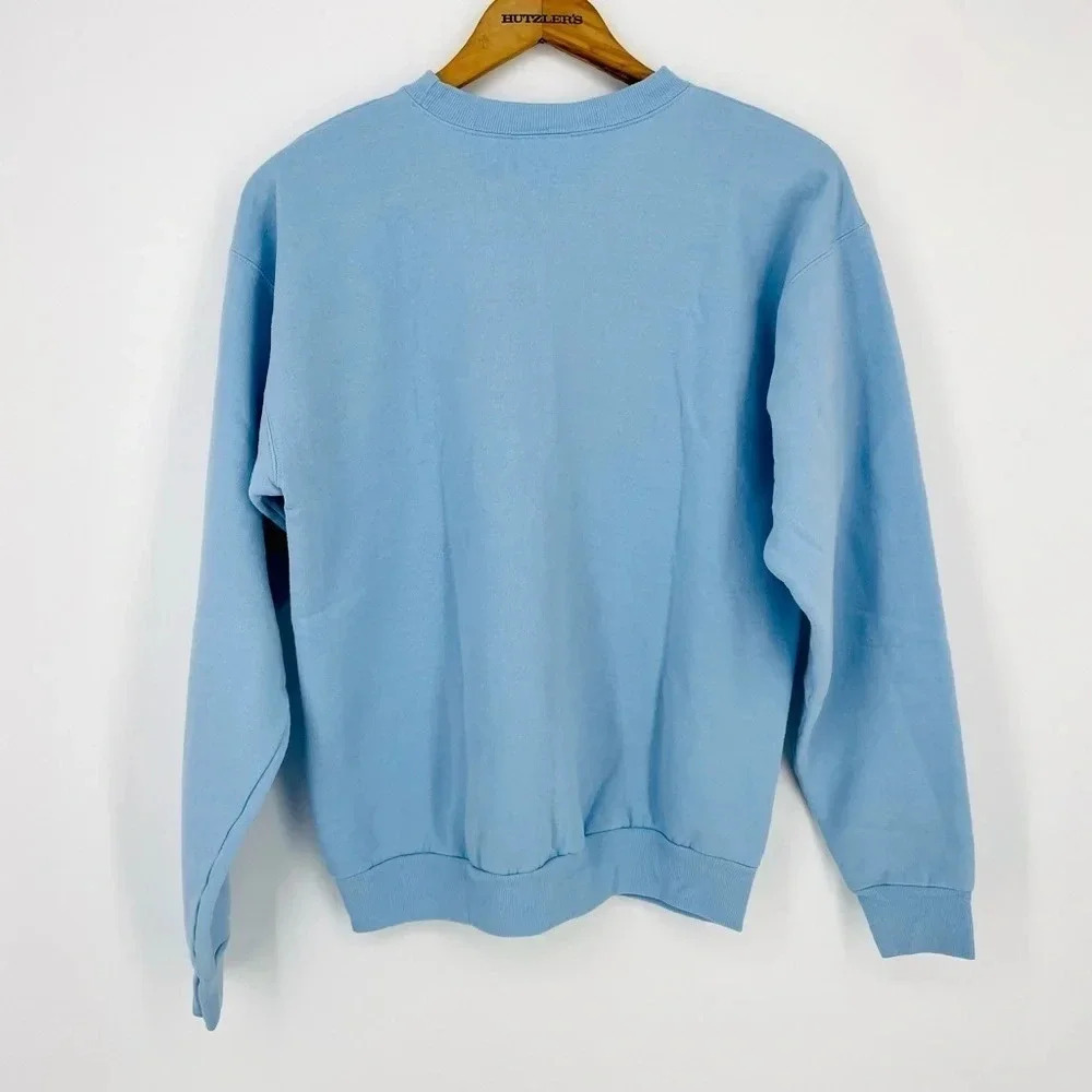 Vintage Embroidered Smoky Mountains Gatlinburg, TN Crewneck Sweatshirt Blue S - Picture 3 of 4